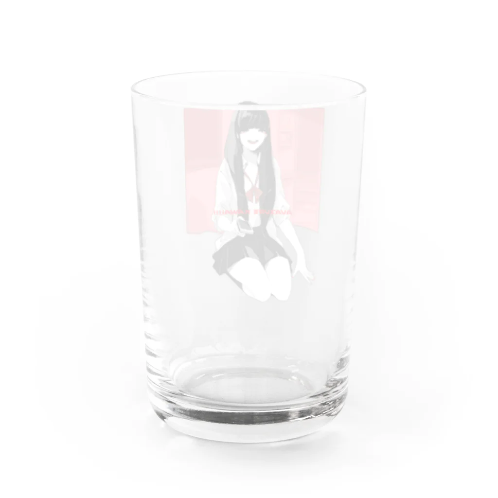 ちゃんたちもっもっ屋さんsuzuri店のAVAZURE KAWAii!! Water Glass :back