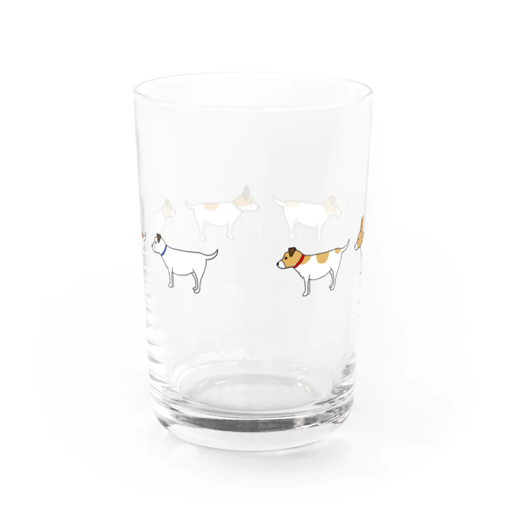 トトエリのジャックラッセルテリアのトトwithフレンズ2 Water Glass :back