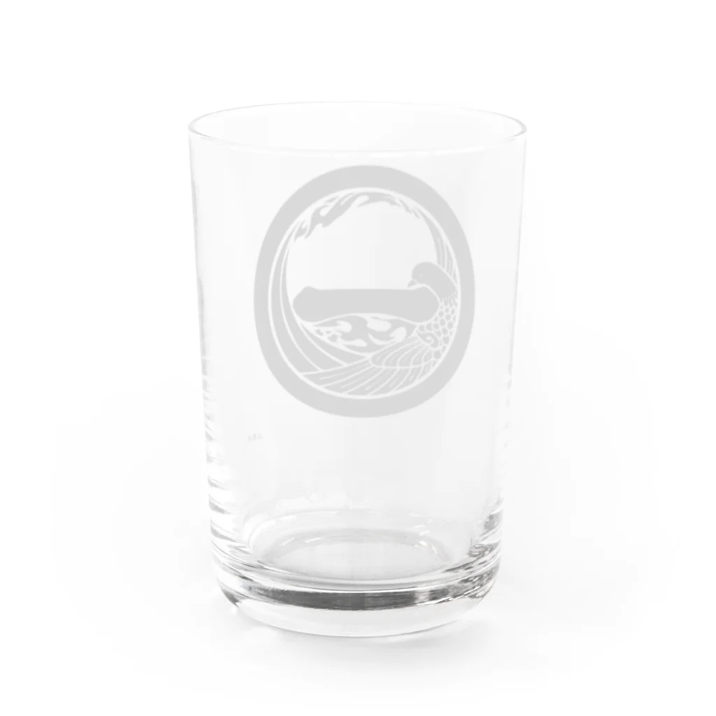 虎きょうだいのちょもグラス Water Glass :back