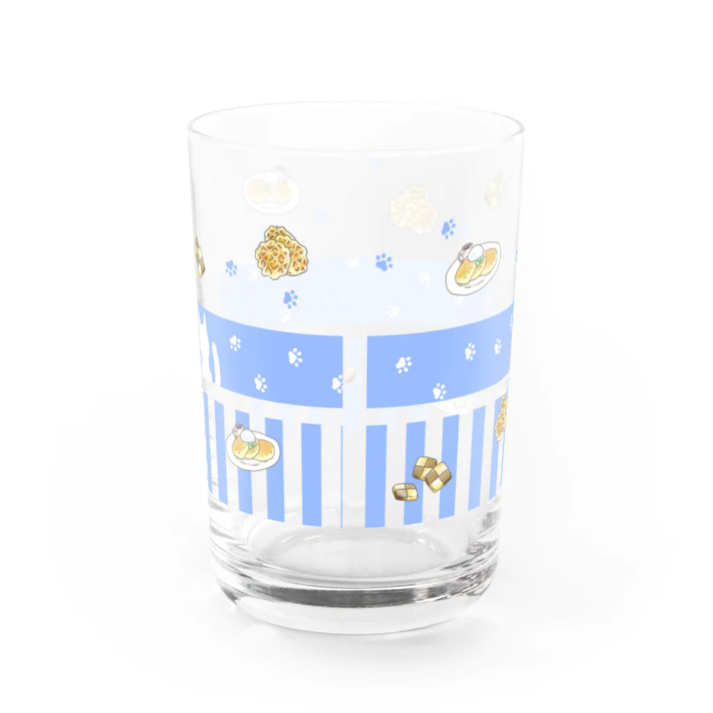 yoshiikanのティータイム(水色) Water Glass :back