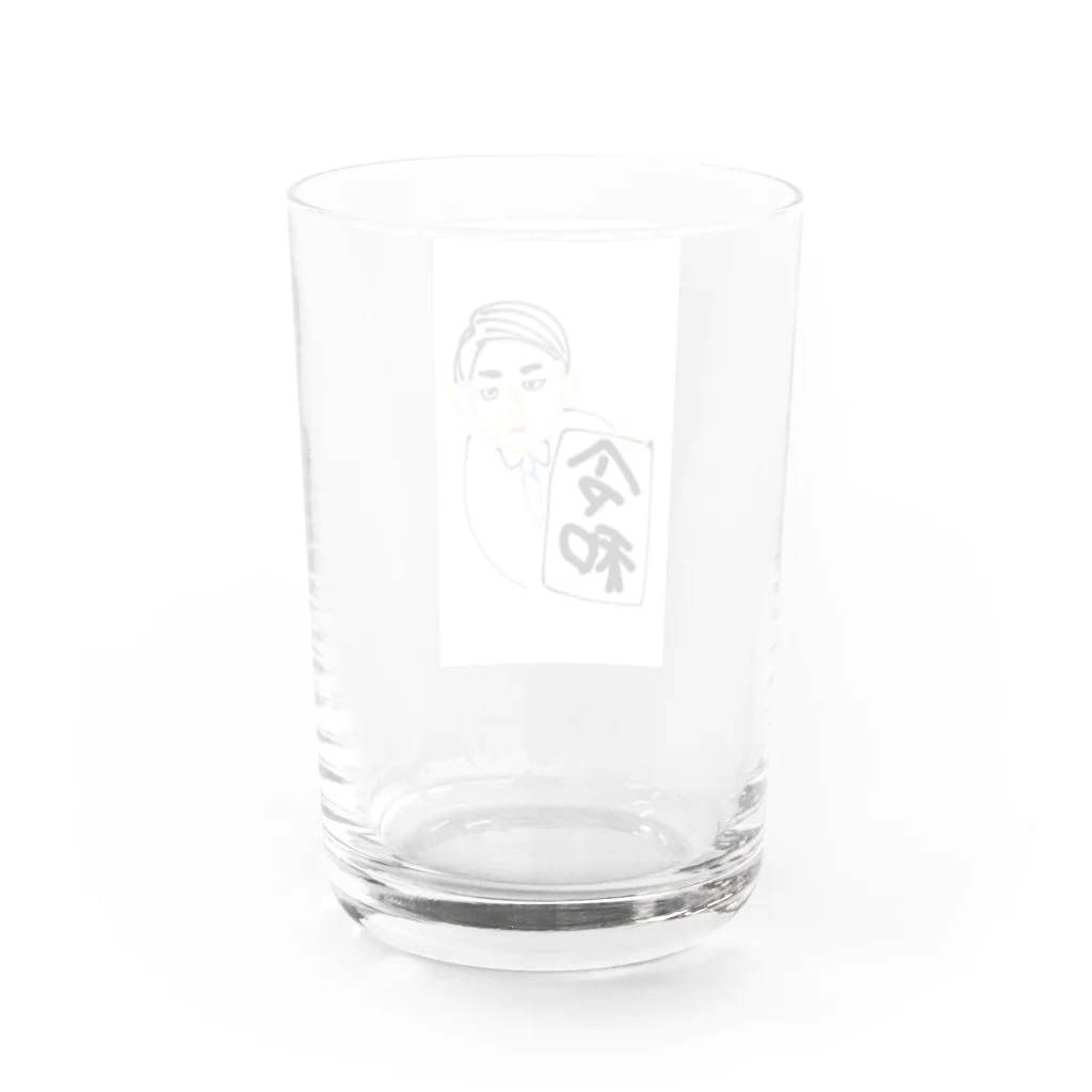 社不の令和おぢさん Water Glass :back