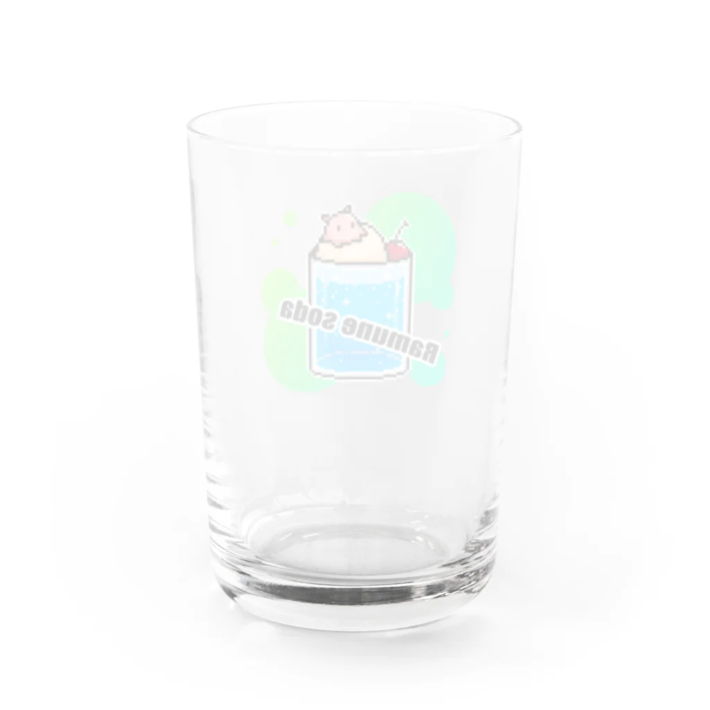 petit bitのメンダコ ラムネソーダ（モモ） Water Glass :back