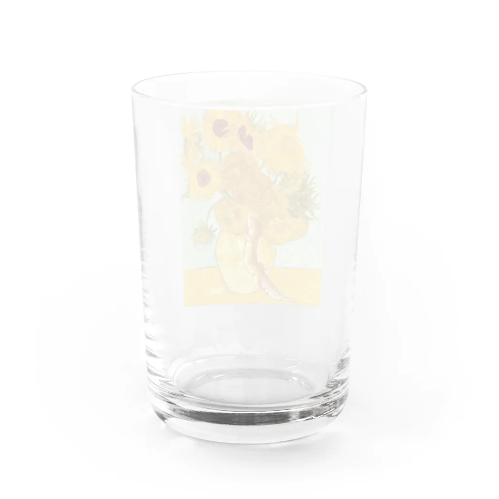 HermannStrasseのゴッホとレオパードゲッコー Water Glass :back