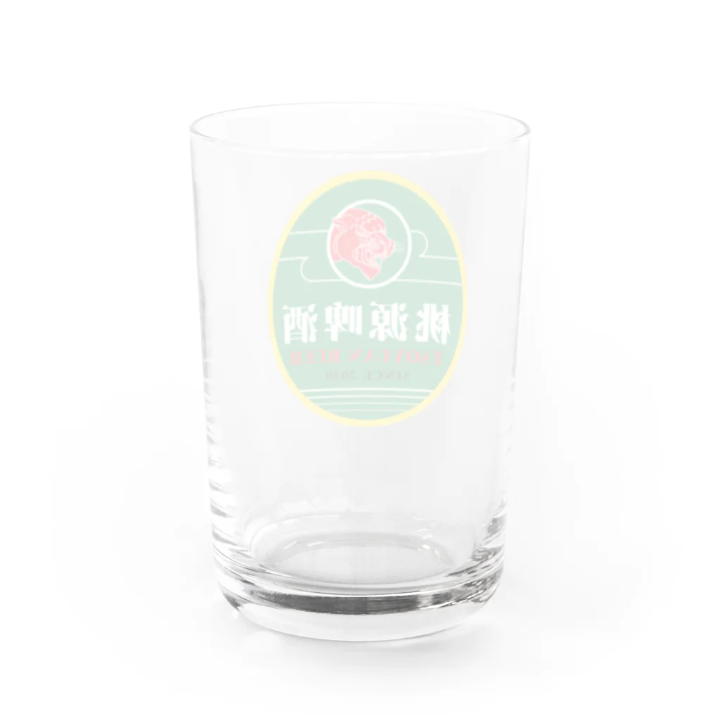 桃源市場の桃源啤酒 Water Glass :back