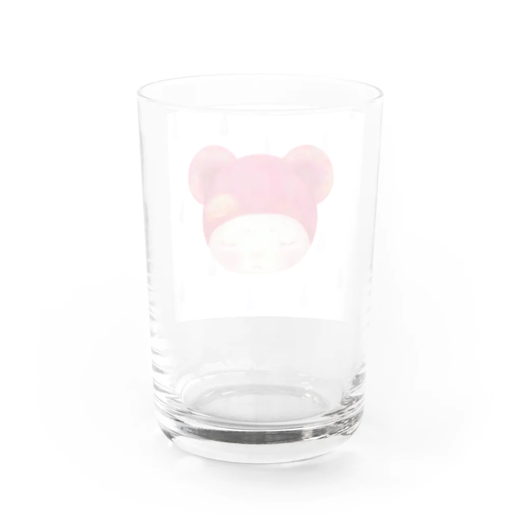 トラノコのなみだあめ Water Glass :back