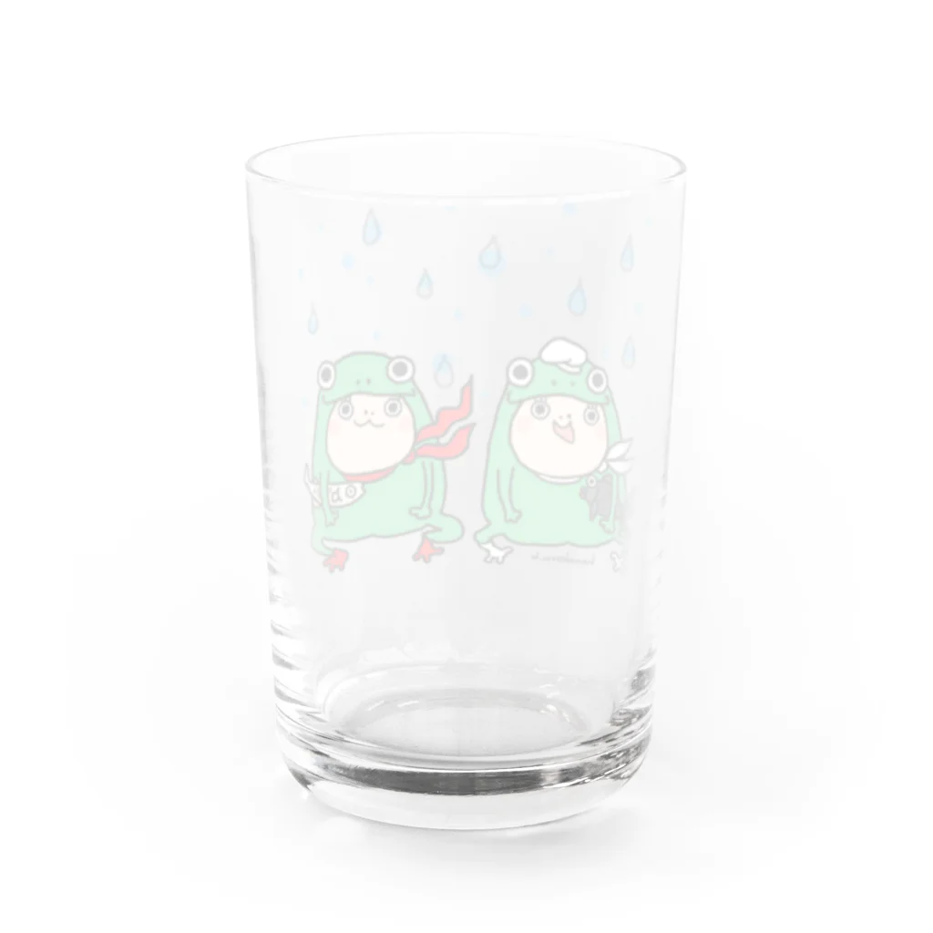 爪工房REVERSIのけろコロシスターズ Water Glass :back