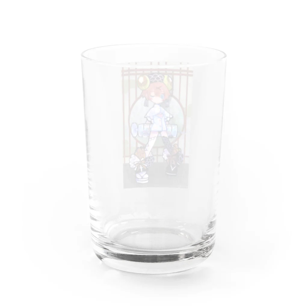 ゆむゆむ(閻 夢々)🐏🌙 の❤鯉ナース❤ Water Glass :back