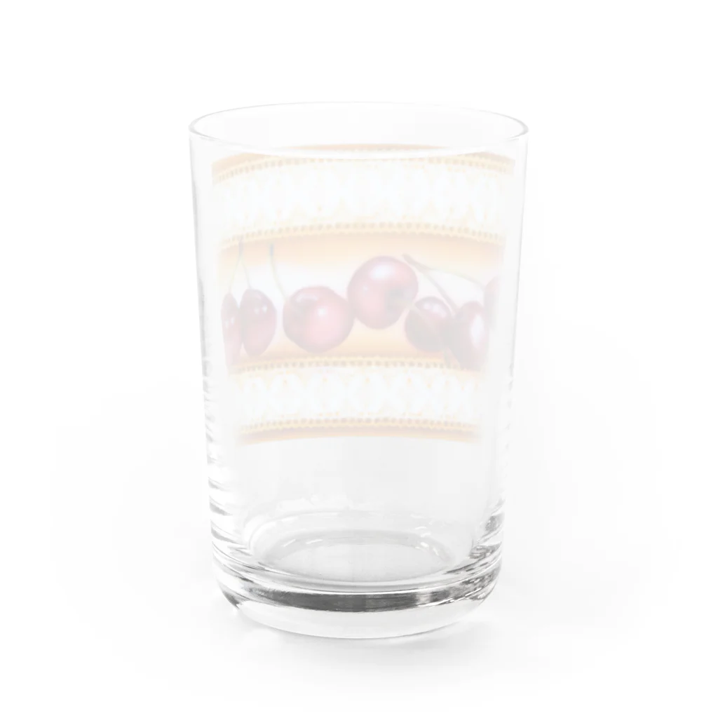 C_Colorsのカントリー・チェリー Water Glass :back