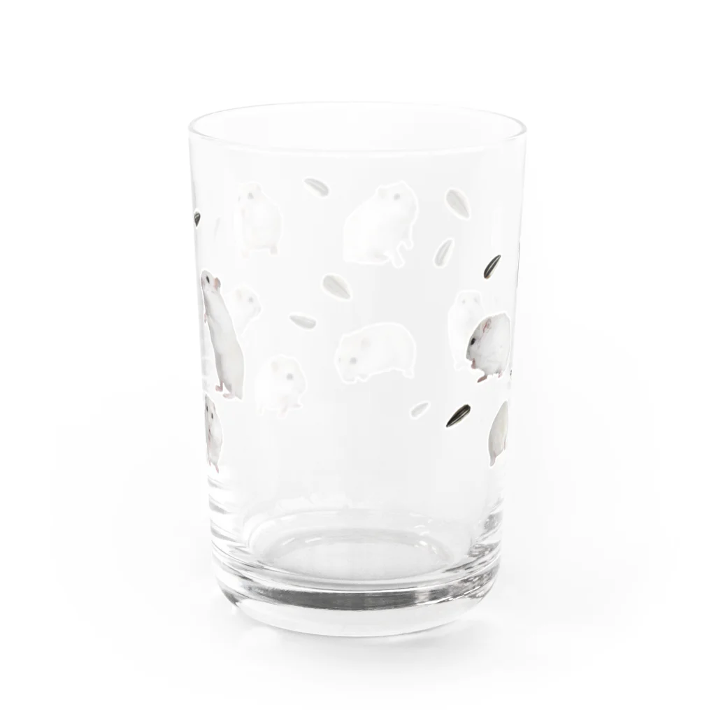 ハムスターといつでも一緒★のハムスター Water Glass :back