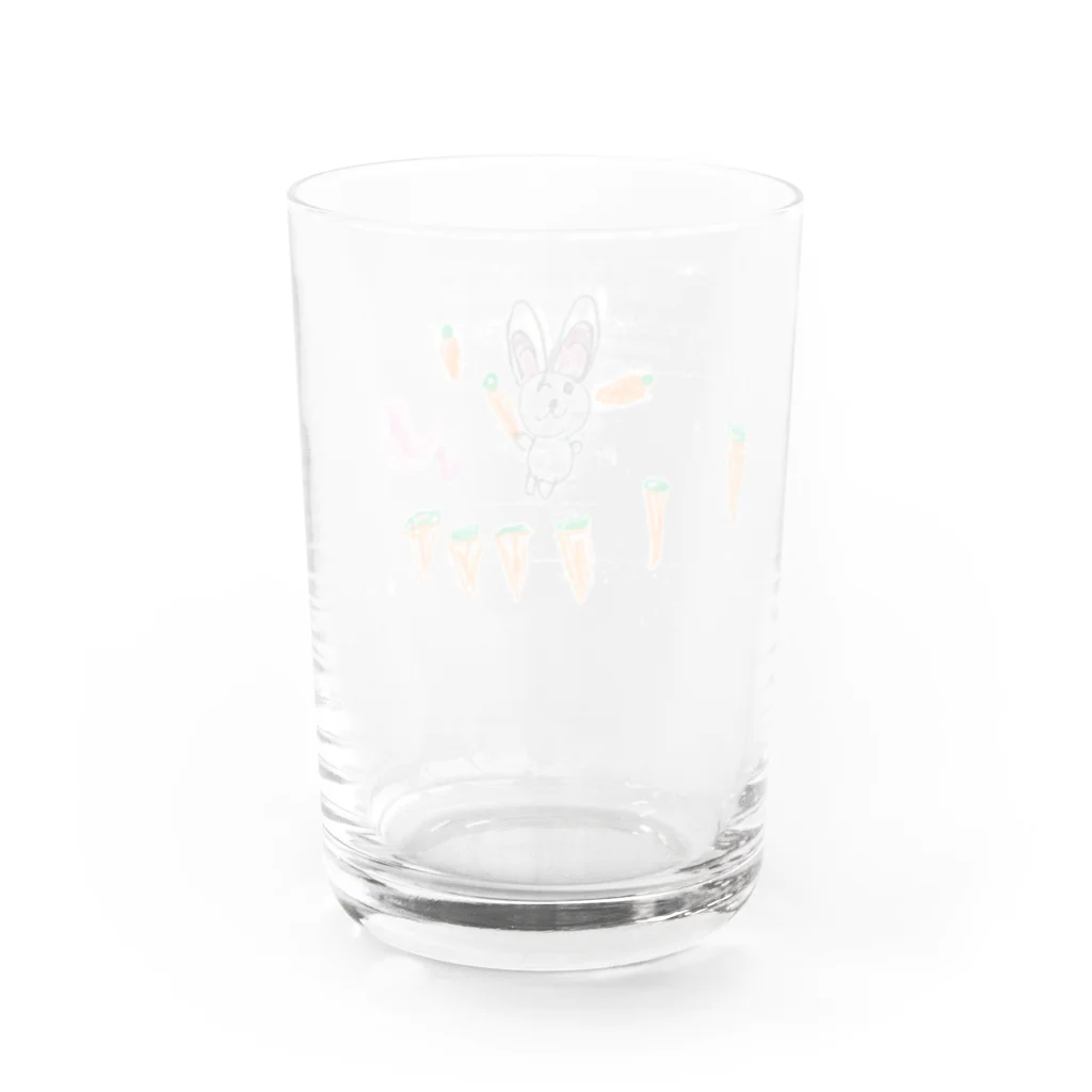 おもしろストアのusagi_san Water Glass :back