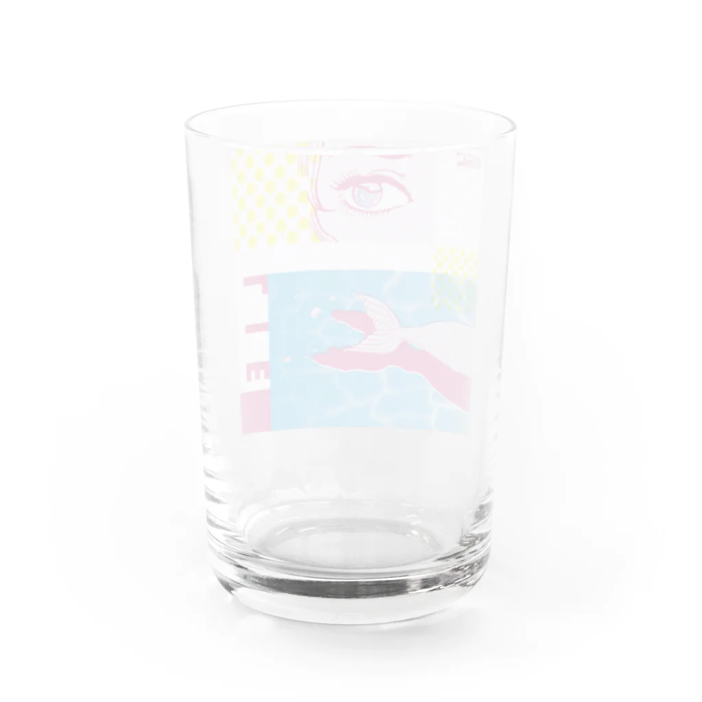 "Witches" IllustrationsのLIE Water Glass :back