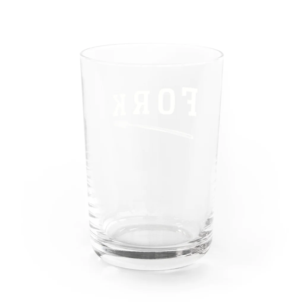 LONESOME TYPE ススのFORK (KINARI) Water Glass :back