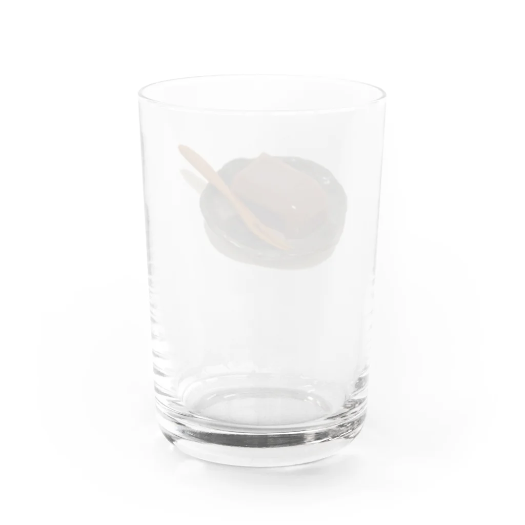 オッサン‘s ショップの手作り水羊羹w んまいw Water Glass :back