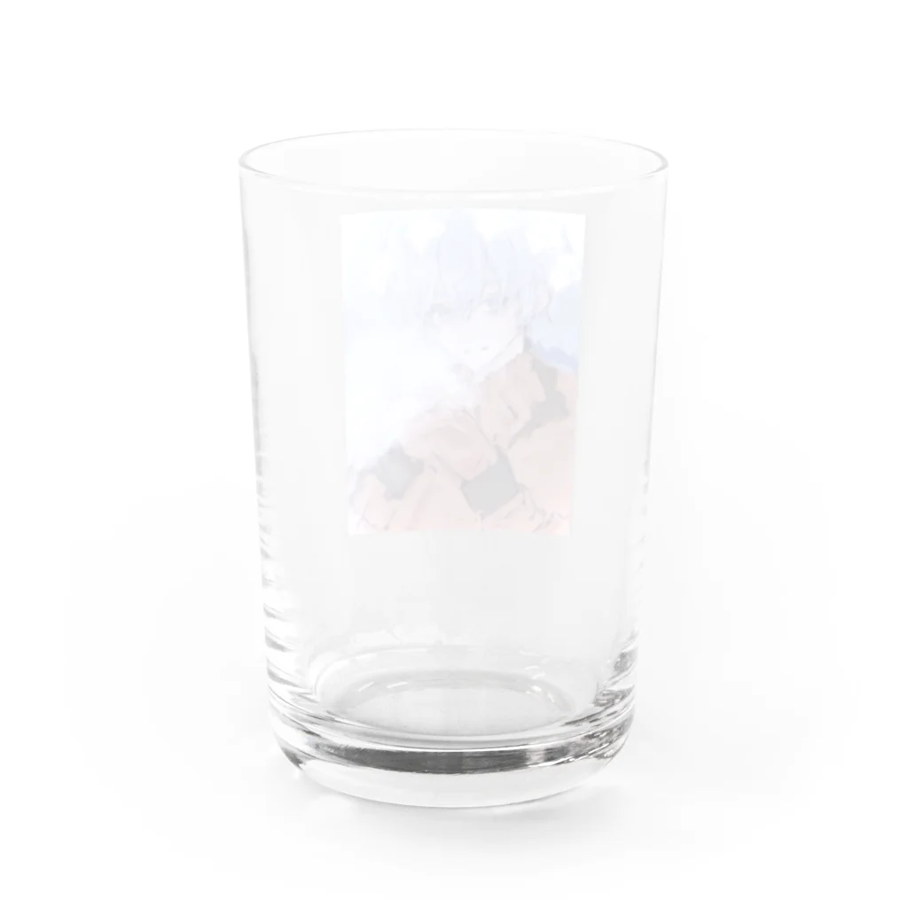 リプトンのわしの絵どす Water Glass :back