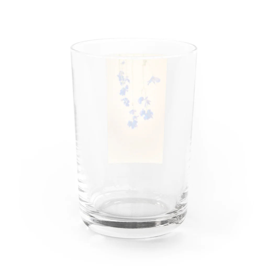 花畑写真館🌷の#6 蒼色のドライフラワー Water Glass :back