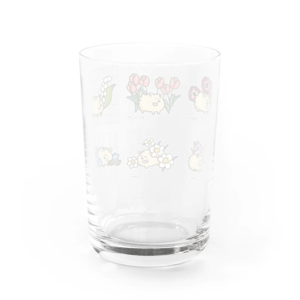 まつぼっくりの春の花 Water Glass :back