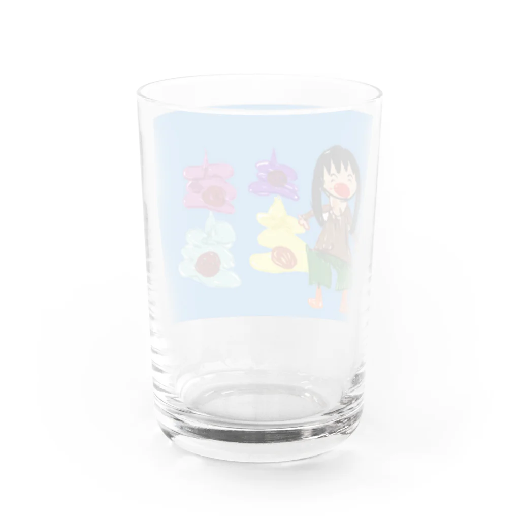 aaui_aaui57のたつきくん Water Glass :back