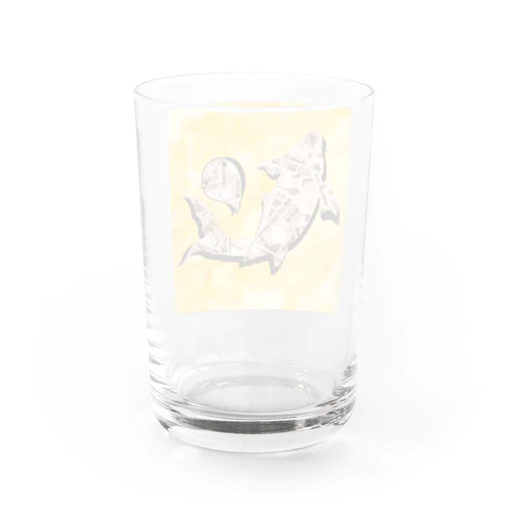 1℃⑥8〜わんど☆ろくまる屋の金鯉鯉 Water Glass :back