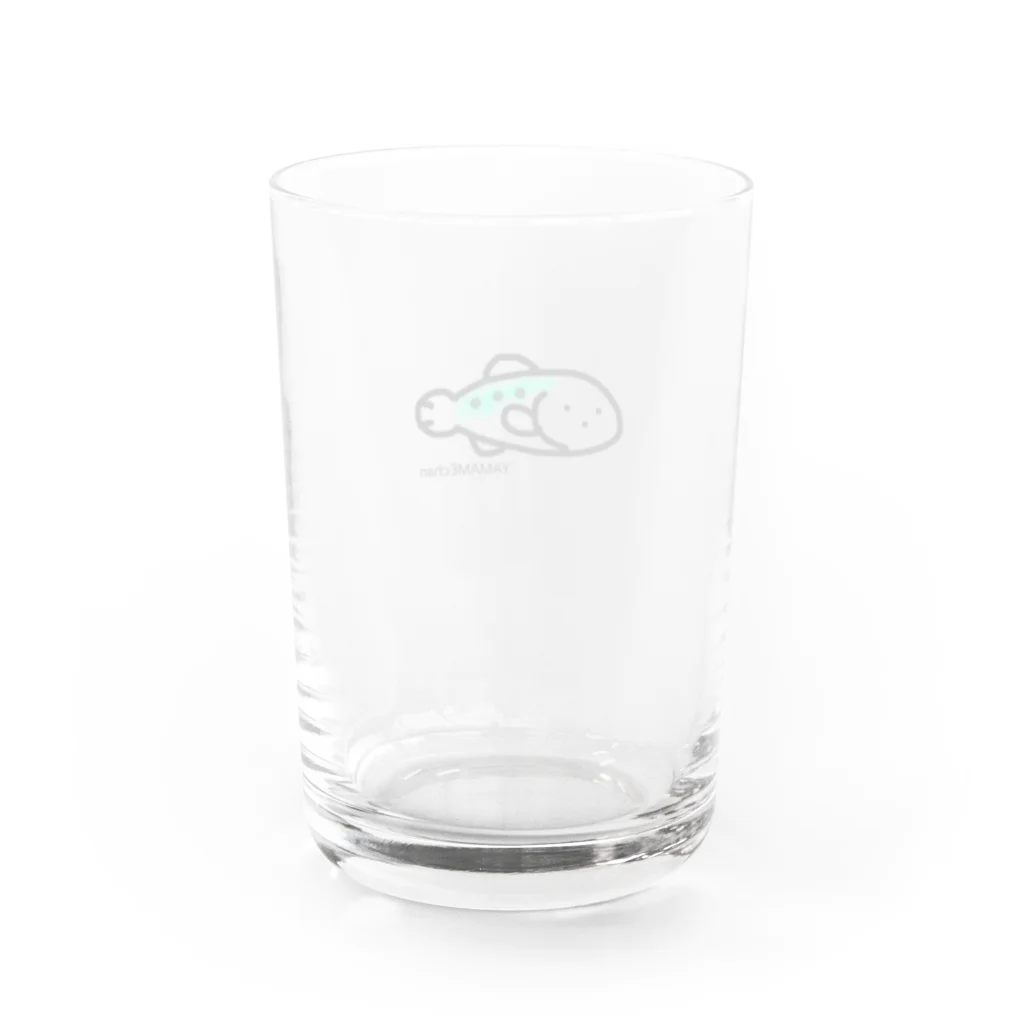 渓流の魚たちのやまめ　ちゃん Water Glass :back