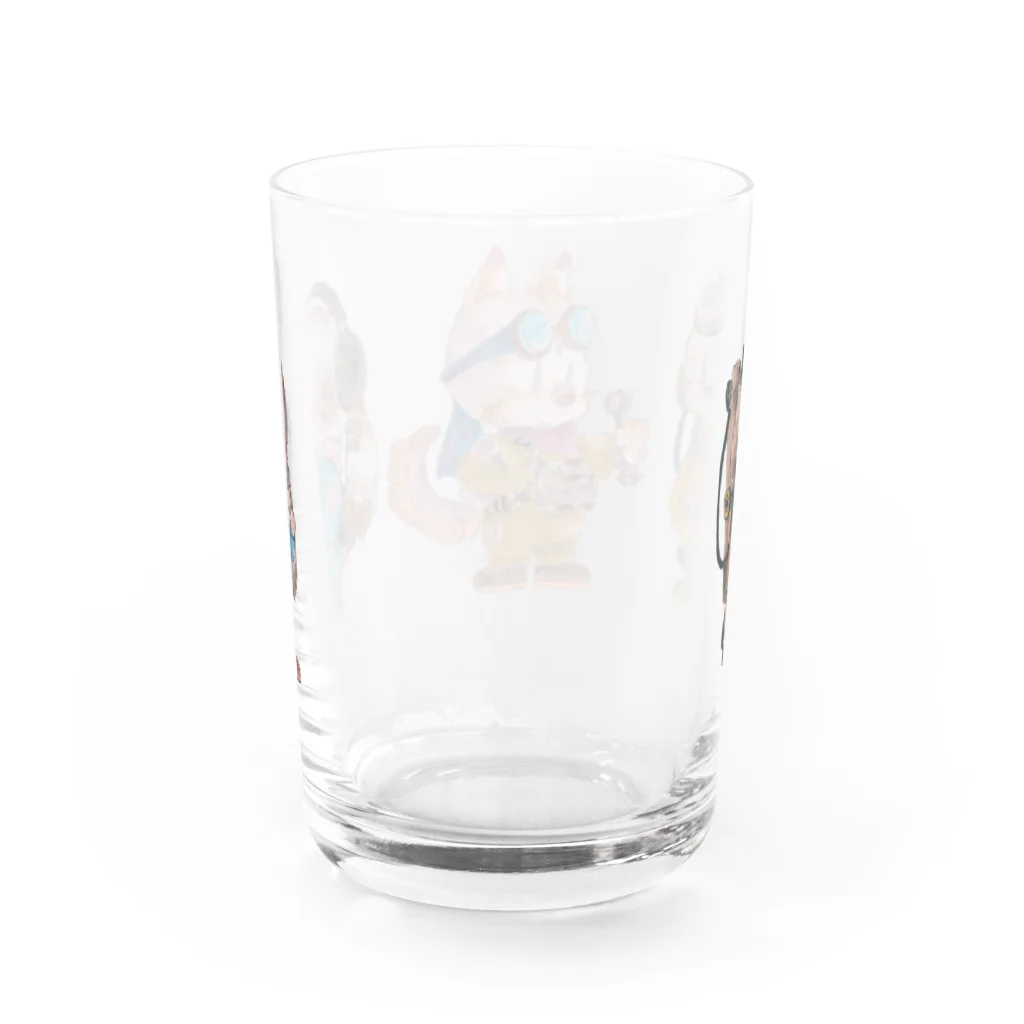y.y.の犬狼兎 Water Glass :back