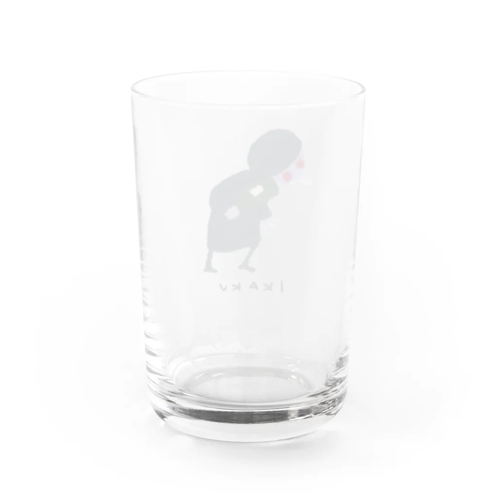 BAR変質者の変質くん IKAKU Water Glass :back