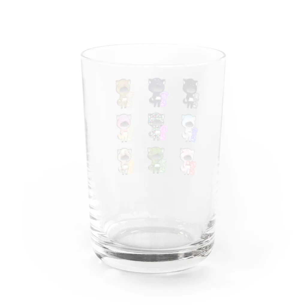 1℃⑥8〜わんど☆ろくまる屋の愉快な仲間達 Water Glass :back