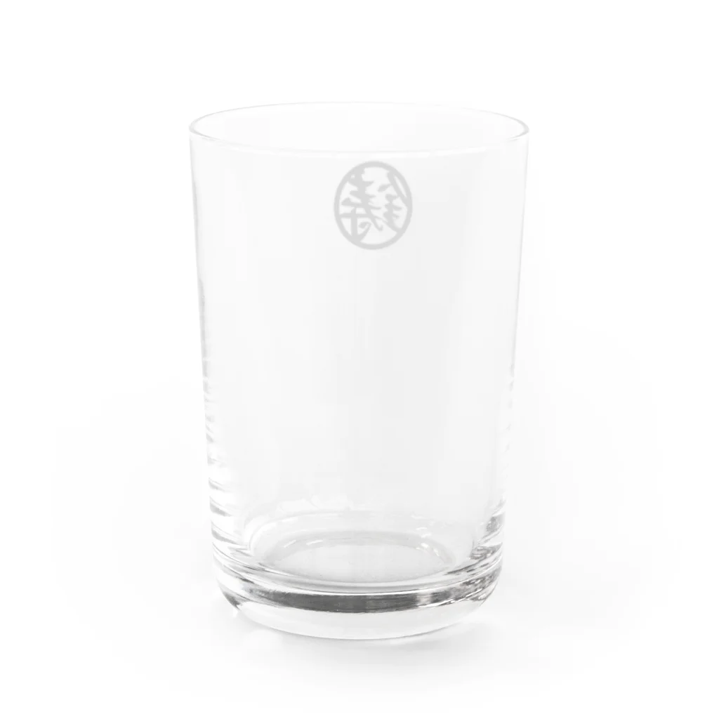 鋳丸(ちゅうまる)の黒鋳丸 Water Glass :back