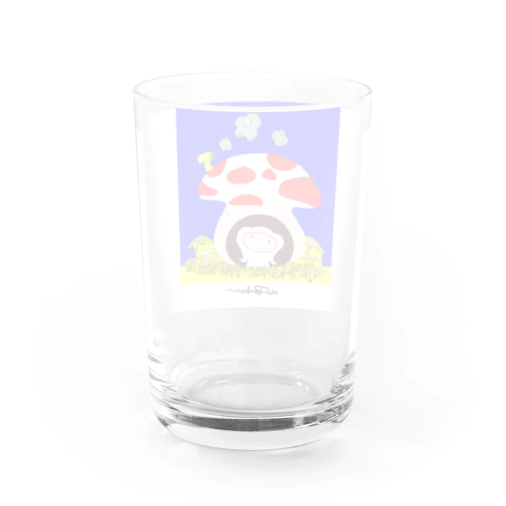 🍀MＯＮＴＰＡＲLＯ🍀「モンパルロ」のモンパルロ(地球平和キャラクター） Water Glass :back