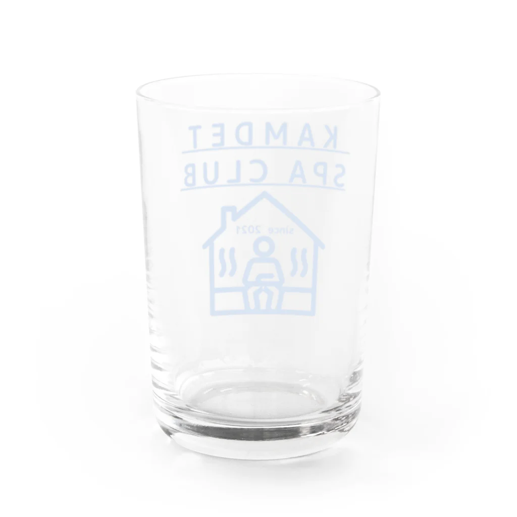 KAMDET カムデット　ストリートブランドのKAMDET  SPA CLUB  Design LOGO Water Glass :back