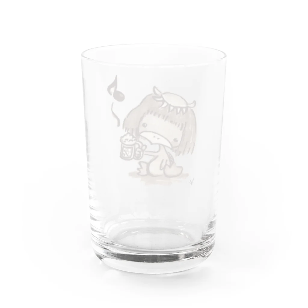 ぺこりん♪のお店の乾杯カッパ Water Glass :back