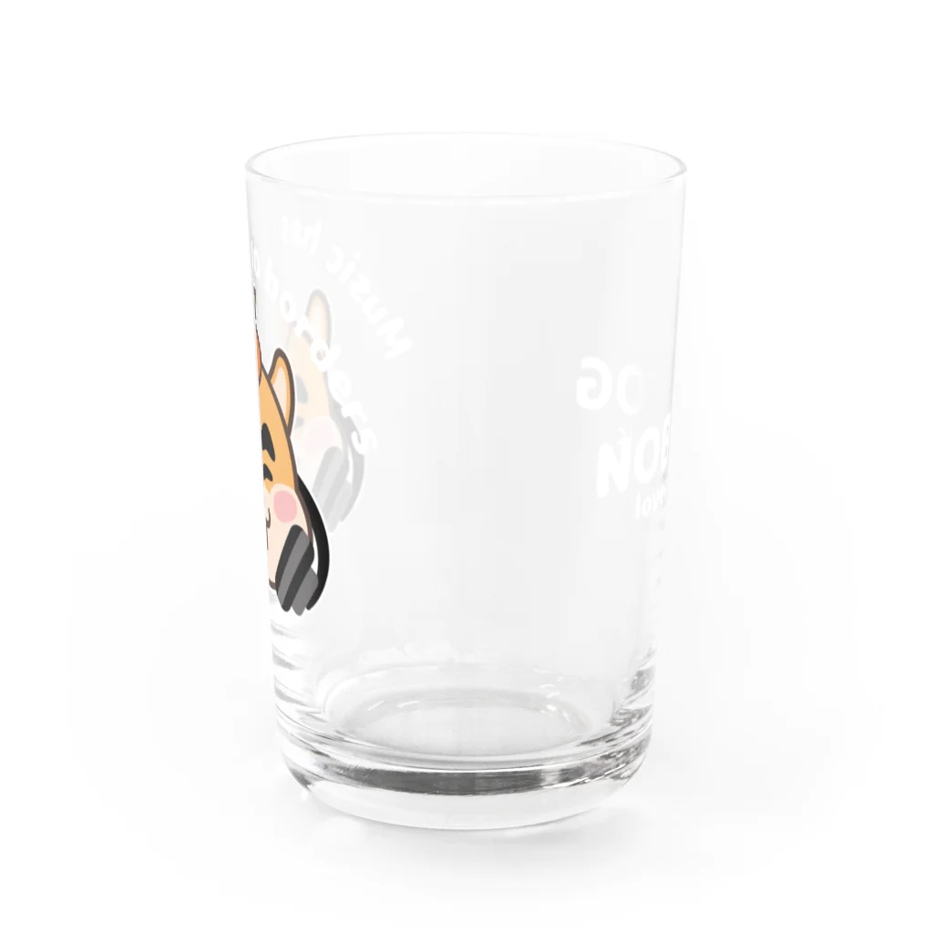 P&A designのノブドッグ MUSIC Water Glass :back