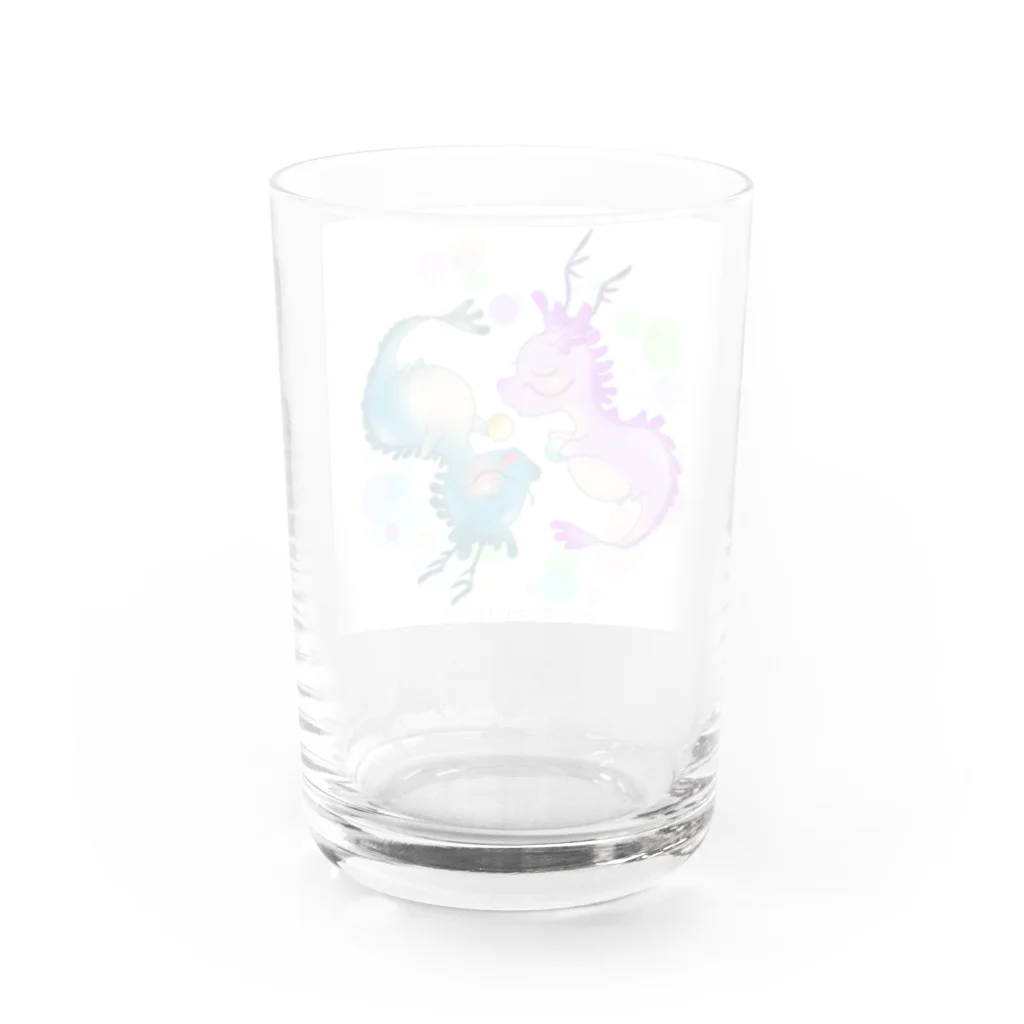 ぺこりん♪のお店の双子の龍神ちゃん。 Water Glass :back