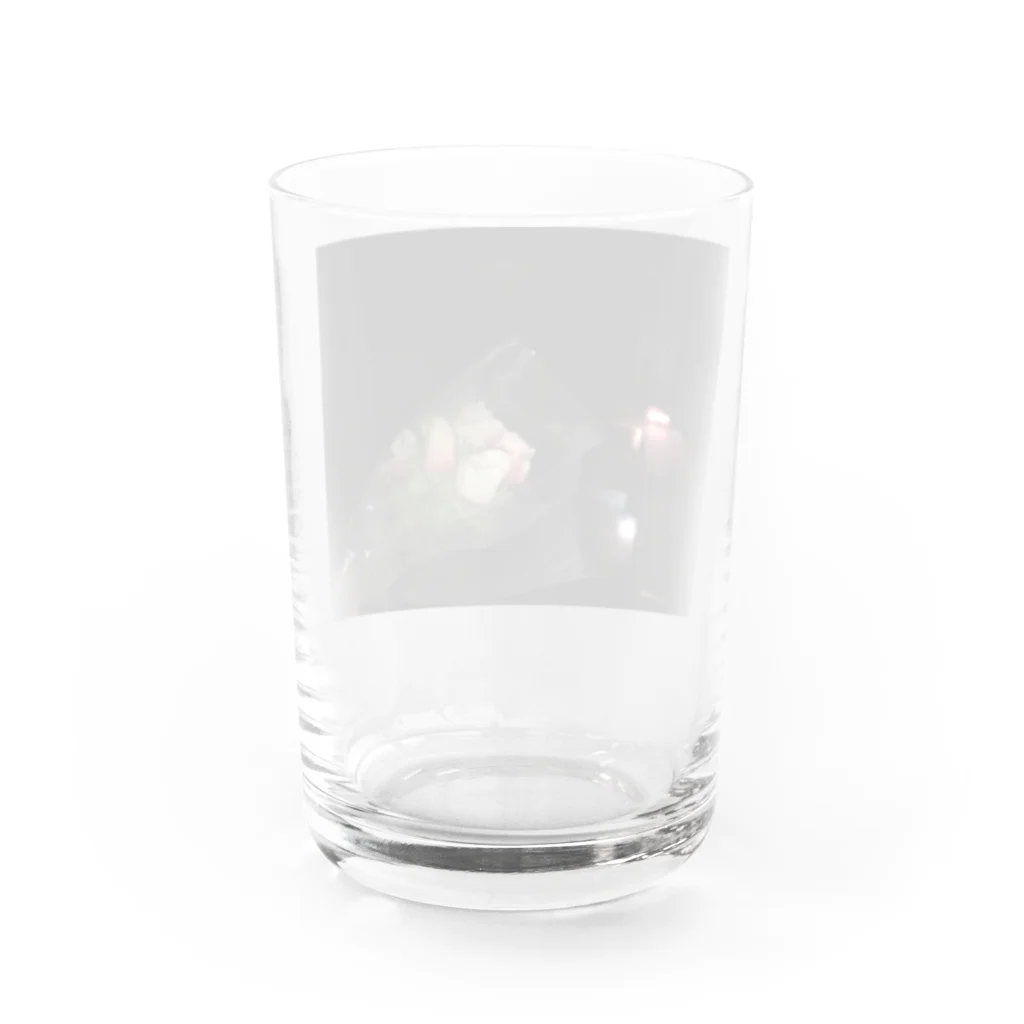 元ボウフラ-smokin' tokyoのアネモネとスナック Water Glass :back