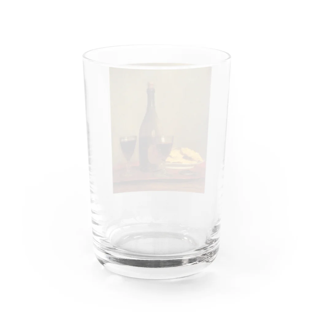 世界の絵画アートグッズのアルベール・アンカーの静物画 Water Glass :back