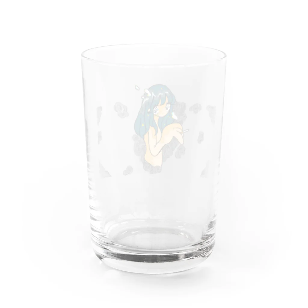 加護志音の枠にハマったフリもろくにできないくせに中身もスカスカ！！ Water Glass :back