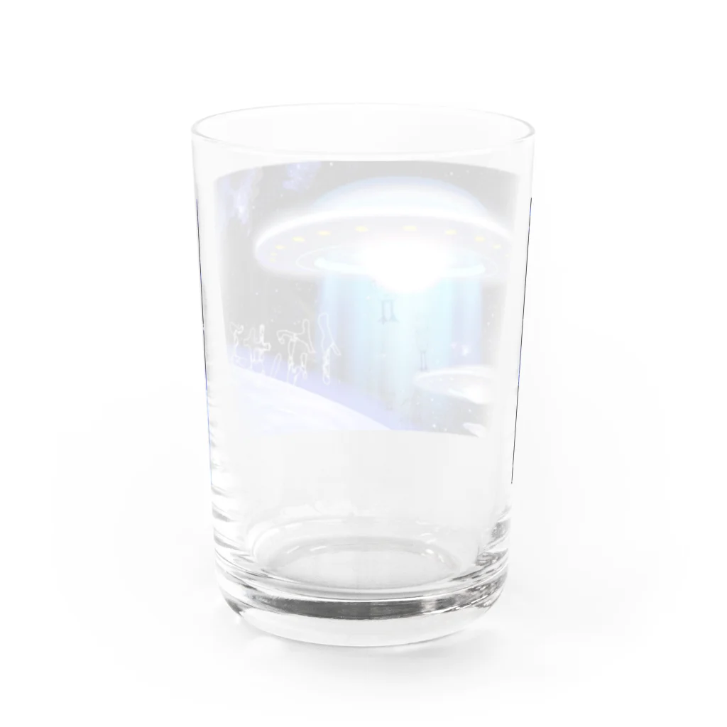 🦕🦕🦕のD Water Glass :back
