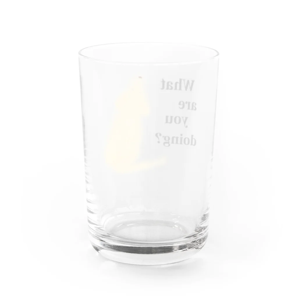 レモンスカッシュの泡の何してるの？ Water Glass :back