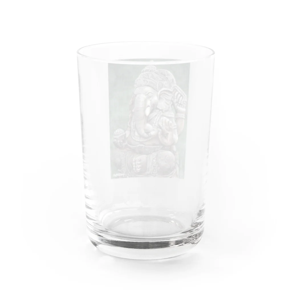 寺腰ウェブアクトのガネーシャ03 Water Glass :back