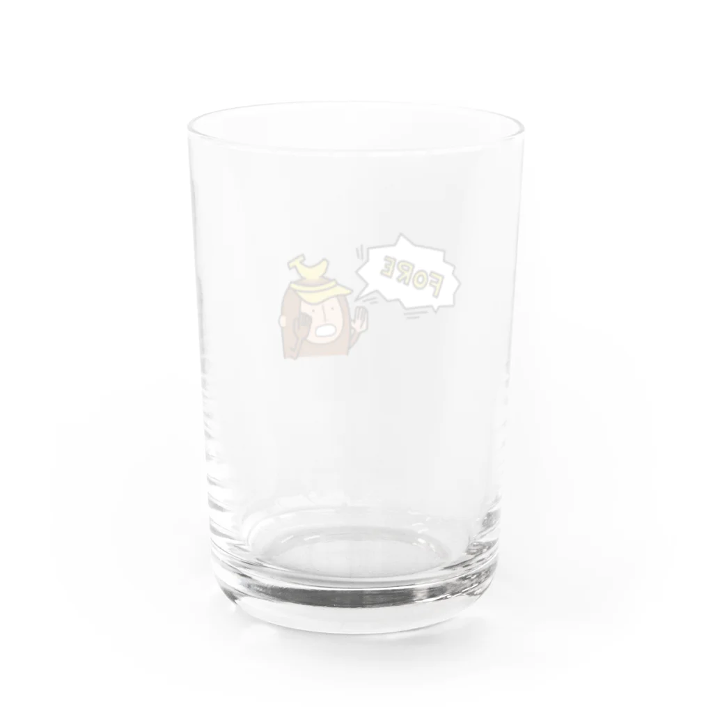 8anna storeのバナナサル DE ゴルフ Water Glass :back