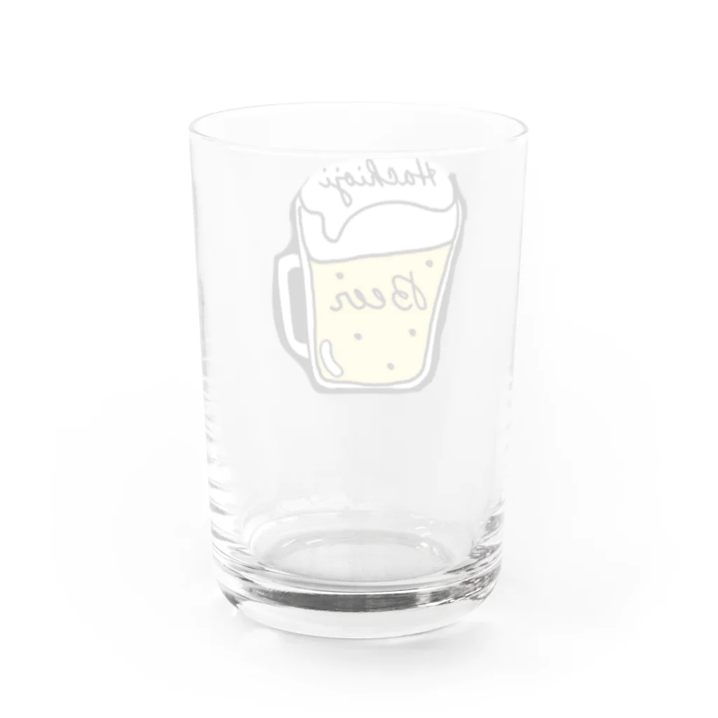 はちおうじ　にっきのHachioji_beer_life Water Glass :back