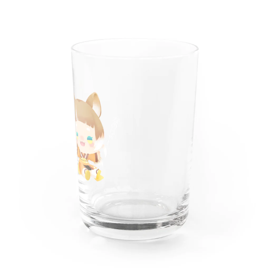 犬柴葉 くるみ【迷子】のみにくるみグッツ！ Water Glass :back