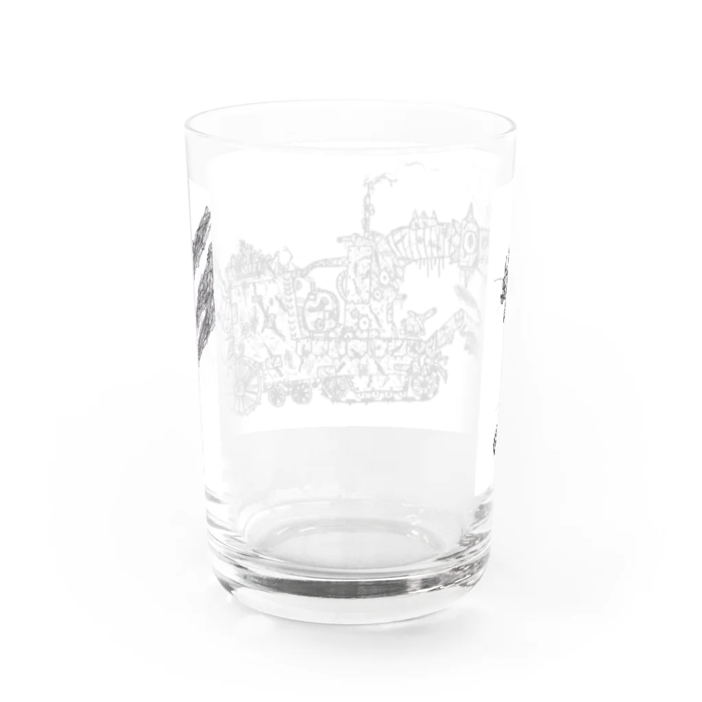 syousyouのメカパンクドラゴン Water Glass :back