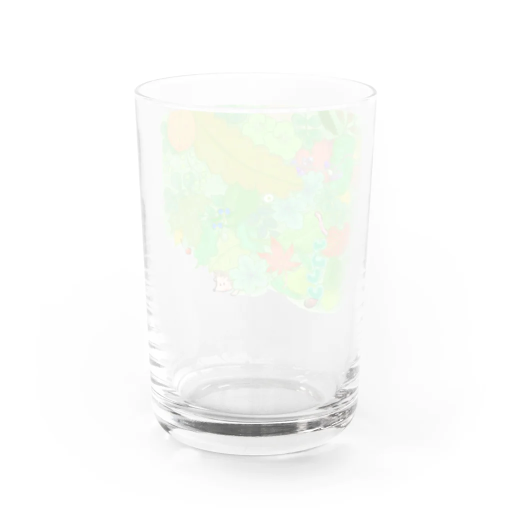 ＋kohの庭のハリネズミくん Water Glass :back