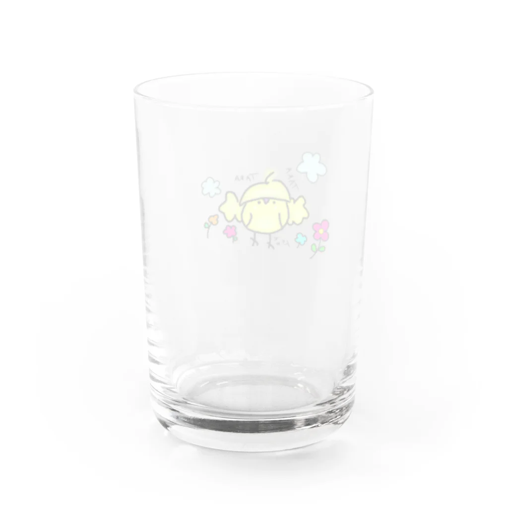 chiruのTARAchan Water Glass :back