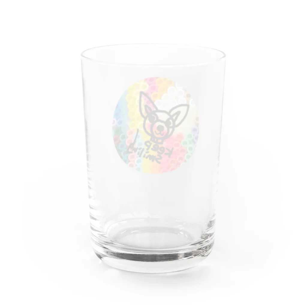 Buddyのカラフルジャック Water Glass :back