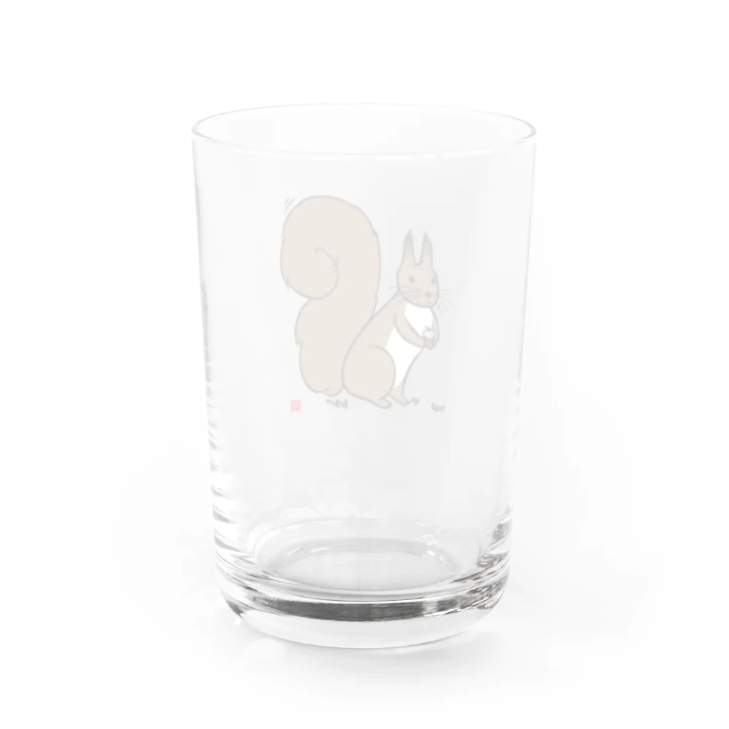 Mナオキのエゾリス Water Glass :back