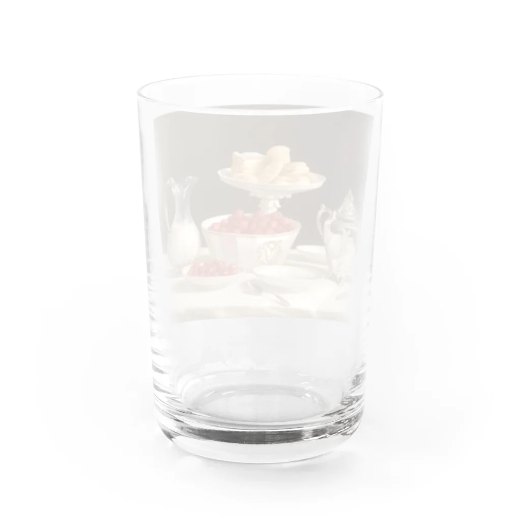 世界の絵画アートグッズのジョン・F・フランシス 《デザート》 Water Glass :back