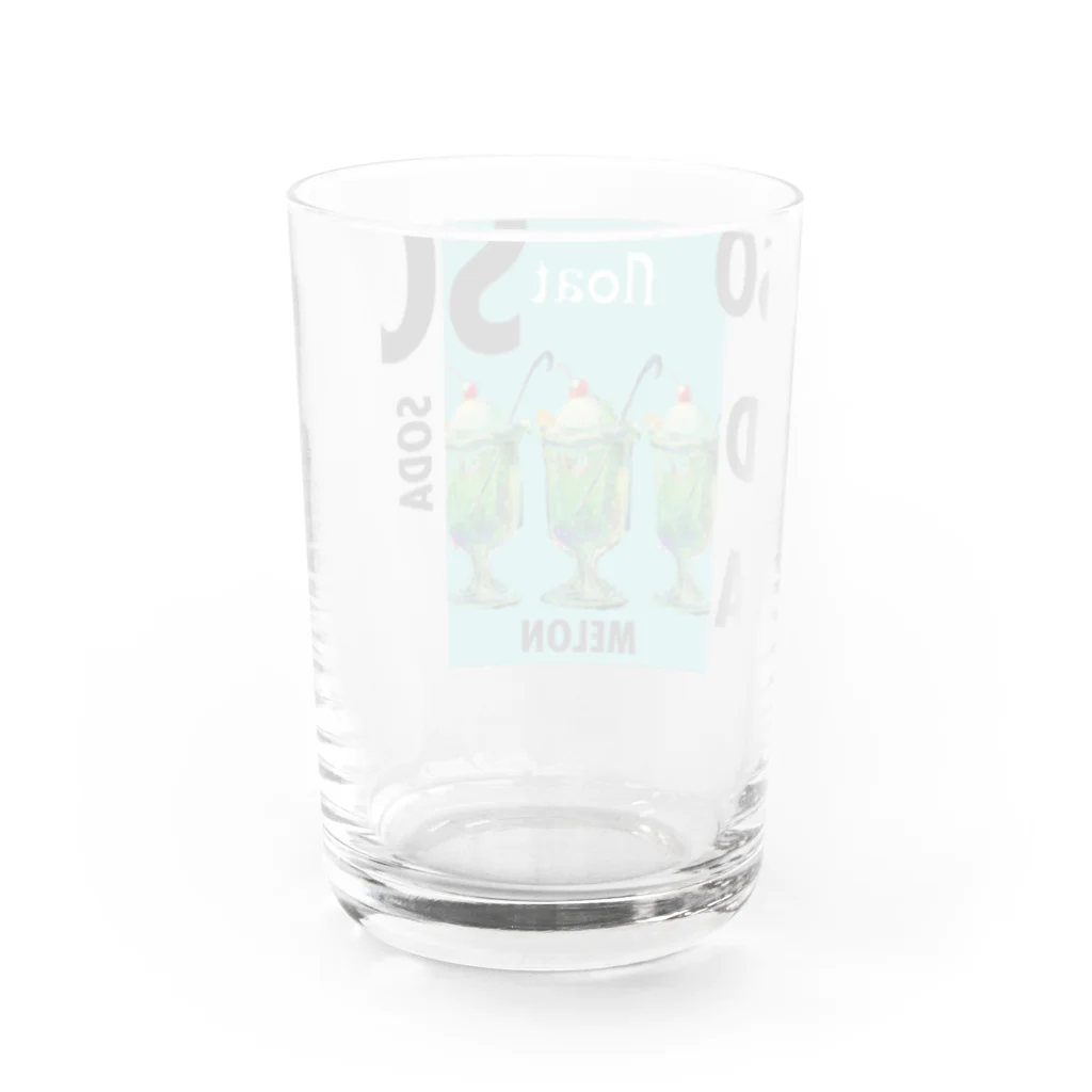 Oo_t(uki) オーツキのノスタルジッククリームソーダ_タイポグラフ_トーメー グラス反対面