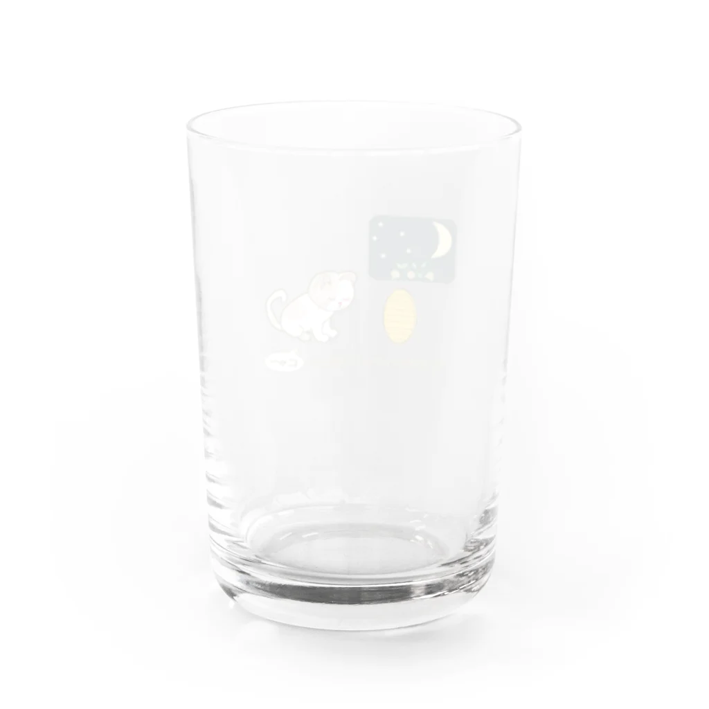 Tender time for Osyatoの小判にこんばんは Water Glass :back