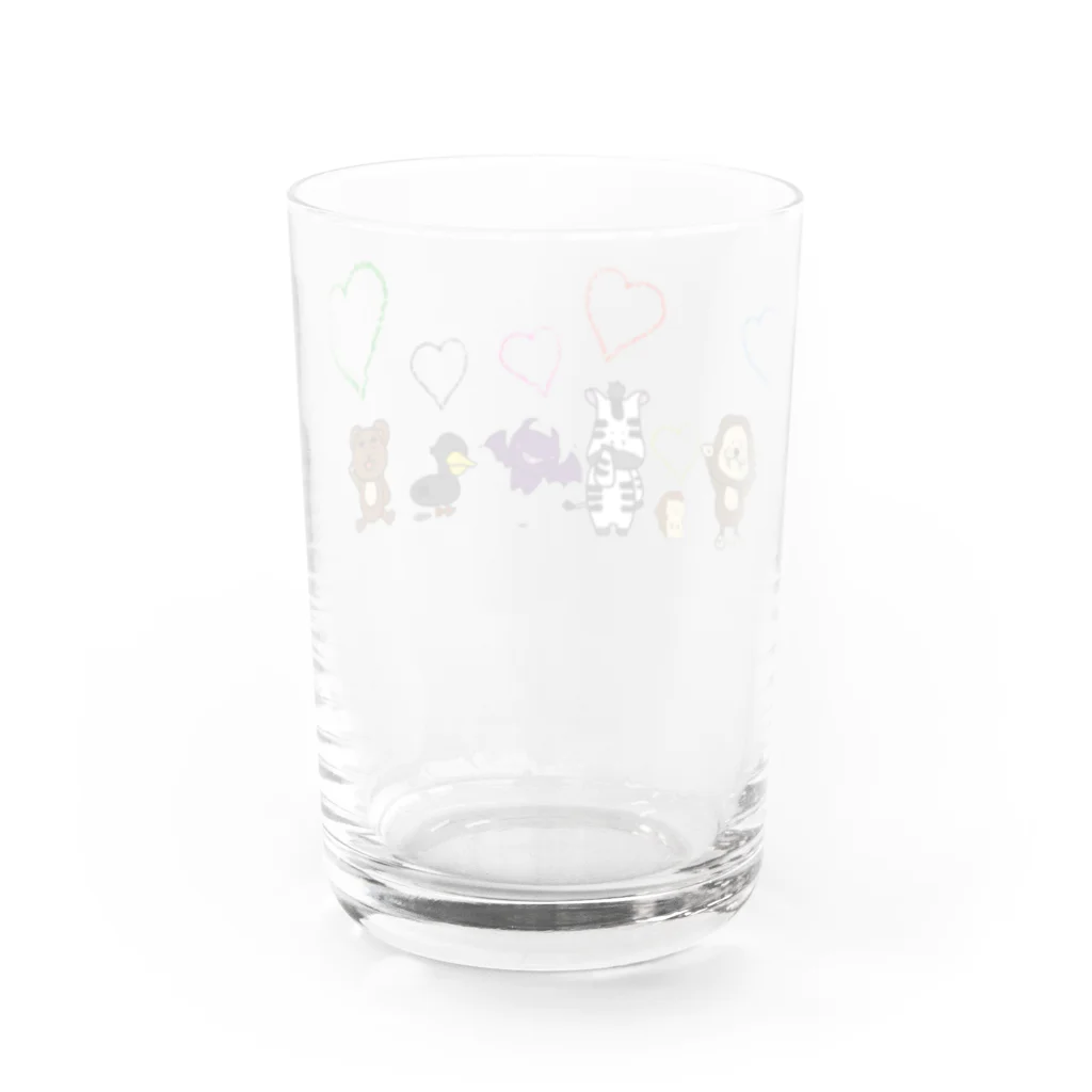 茉莉(まつり)のJungle Water Glass :back